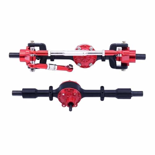 hjuink RC-Achsen-Komplettset Kompatibel Mit WPL Für C14 C24 C34 C44 B14 B24 Metall Vorder- Und Hinterachse Set 1/16 RC Auto Upgrades Teile RC Auto Modifizierte Teile von hjuink