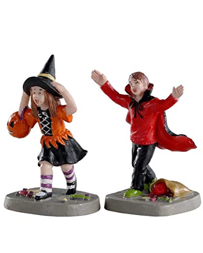 horror-shop Lemax Spooky Town - Terrfiied Trick or Treaters 2er Set von horror-shop