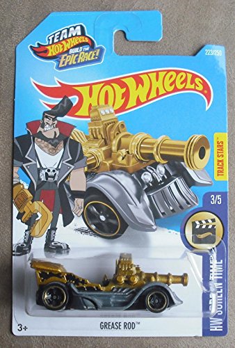 Hot Wheels 2016 HW Screen Time Grease Rod 223/250 (Treasure Hunt) von hot wheels