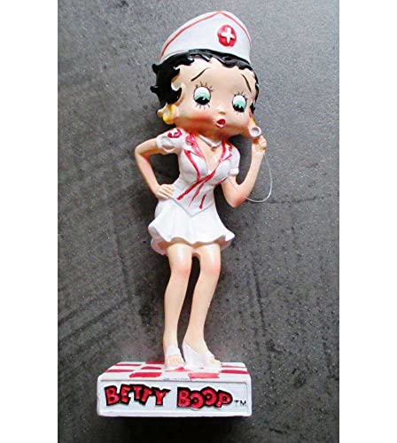 hotrodspirit - Figur Betty Boop Krankenschwester weißes Outfit, 14 cm, Figur aus Kunstharz von hotrodspirit