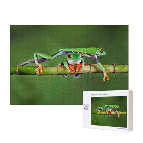 Dehnen, Kleiner Frosch 300-teiliges Puzzle, Für Kinder ab 9 Jahren Lernspielzeug-300 Teile 28X40cm von houhm