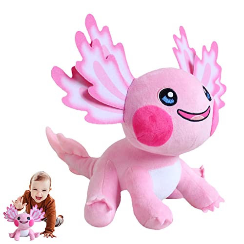 Axolotl Stofftier Spielzeug für Kinder | Süße Kuscheltiere Weich gewichtetes Kuscheltier Axolotl Spielzeug | Axolotl Plüschtier Nettes Axolotl Plüschtier Kissen für Kinder Geburtstag Home Decoration von huiba