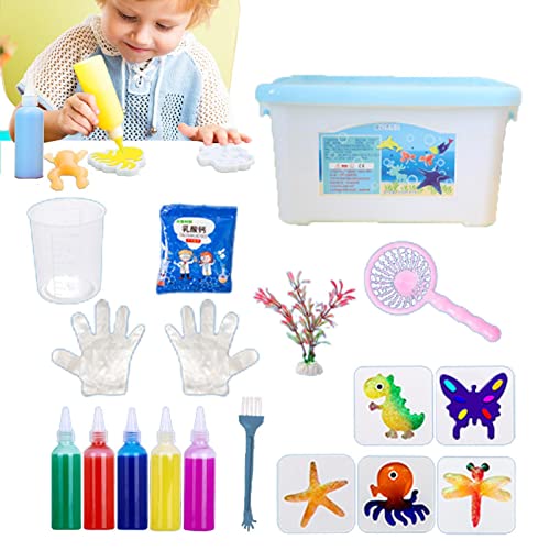 Handgemachte Wasserspielzeug - 3D Magic Gele Wasserspielzeug | Fun Marine Life Shape Form Handgemachte Wasser Perlen Elfen Spielzeug, Partyartikel Geschenke Huiba von huiba