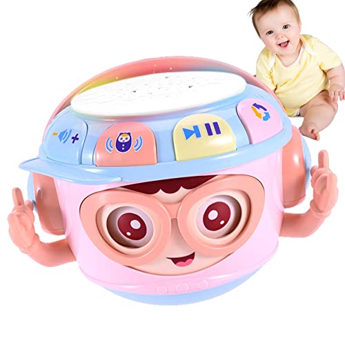 Trommelspielzeug für Babys | Kleinkindtrommel | Multifunktions-Spielzeugtrommel mit Becherfuß, elektronisches Lernspielzeug für Baby Kleinkind Huiba von huiba