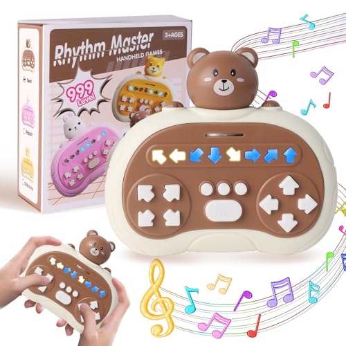 hzuisst Pop It Quick Push Spiel, Quick Pop Spiel Autismus Spielzeug, Stress Abbauen Quick Pop Memory Spiel Fidget Toy, Puzzle-Spielmaschine Game Controller, ADHS Spielzeug für Kinder Erwachsene von hzuisst