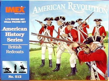 British Redcoats – American Revolution – 1/72 Kunststoffsoldaten von IMEX von i-mex