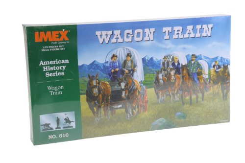 IMEX IMEX610-1/72 Amerikanische Geschichte: Planwagen-Set von i-mex