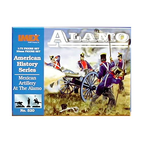 Imex IMEX520-1/72 Amerikanische Geschichte:Mexikanische Artillerie Alamo, Spiel von i-mex