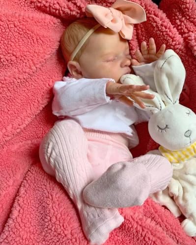 iCradle Reborn Dolls 19 Zoll 48cm Reborn Baby Puppe mit Kuschelkörper Realistische Puppe von iCradle