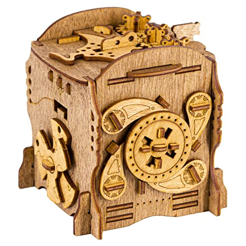 iDventure Cluebox - Captain's Nemo Nautilus - Escape Room Spiel - kniffeliges 3D Puzzlebox Holzpuzzel Rätsel - einzigartige Knobelspiele - Escape Box Spiele Für Erwachsene und Rätselbox für Kinder von iDventure