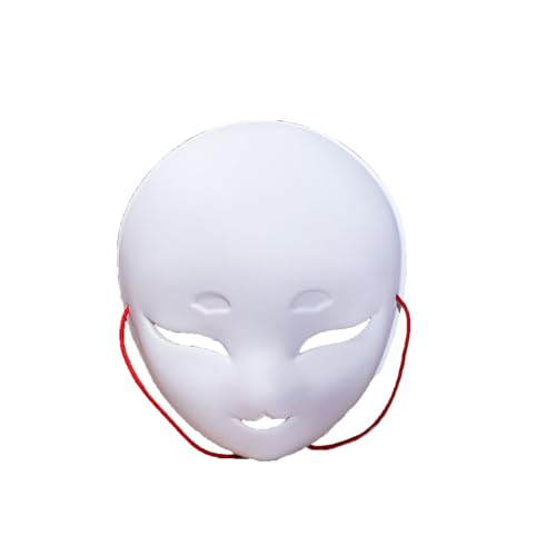 iEFiEL Halloween Kabuki Maske Kawaii Anime Gesichtsmaske mit Kordelzug Venezianische Maske Maskerade Cosplay Fasching Typ G One Size von iEFiEL