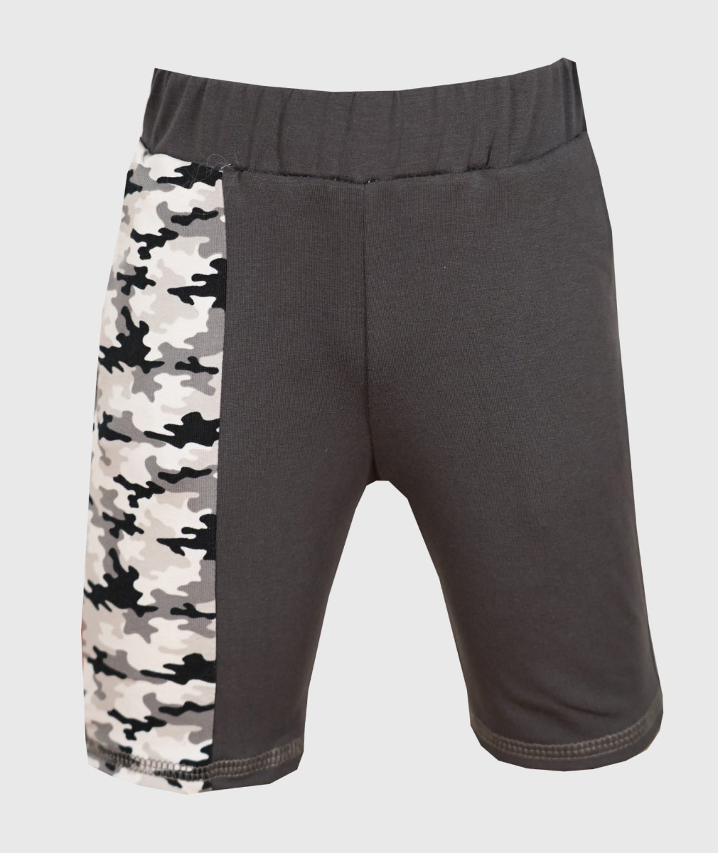 Short Pants Pockets Camouflage Grey von iELM
