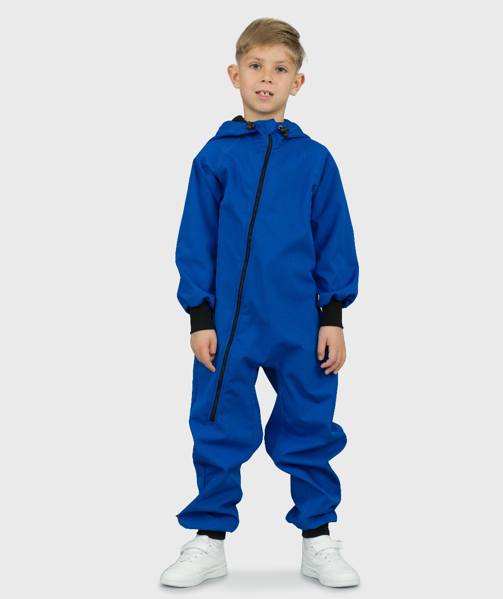 Waterproof Softshell Overall Comfy Blue Jumpsuit von iELM