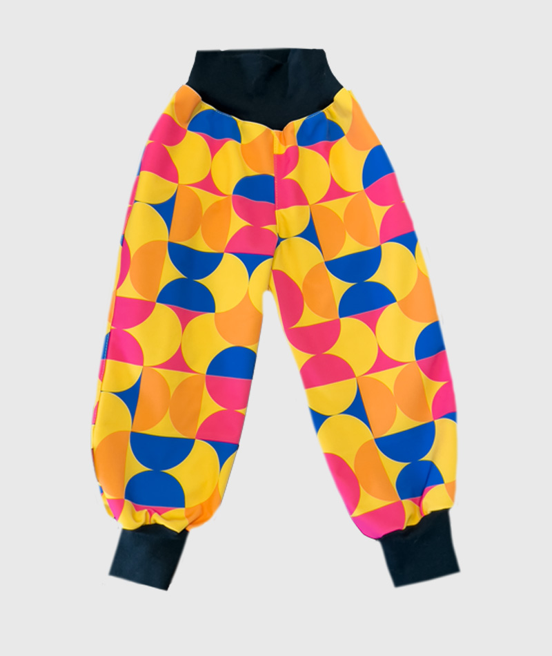 Waterproof Softshell Pants Multicolor Circles von iELM