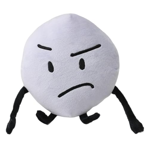 iFii BFDI Plüschtier, Battle for Dream Island Plüschpuppe David/Eiswürfel/Nadel/Bleistift/Schneeball/Schwammig/Dampfig Plüschtiere für Fans (Snow Ball 15cm) von iFii