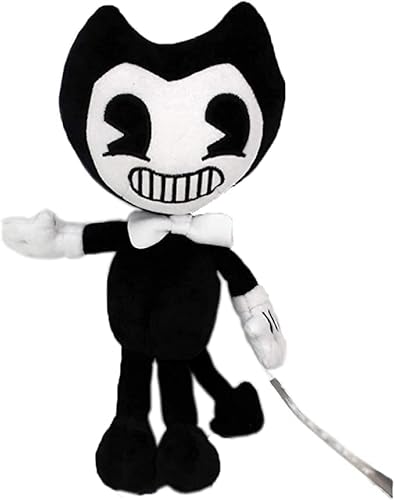 iFii Bendy Plüschtiere and Ink Machine Plüschpuppen Horrorspiel biegsame weiche Kuscheltierpuppe für Kinder (Bendy 30cm) von iFii