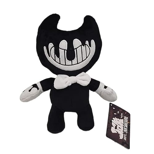 iFii Bendy Plüschtiere and Ink Machine Plüschpuppen Horrorspiel biegsame weiche Kuscheltierpuppe für Kinder (The Ink Demon 25cm) von iFii