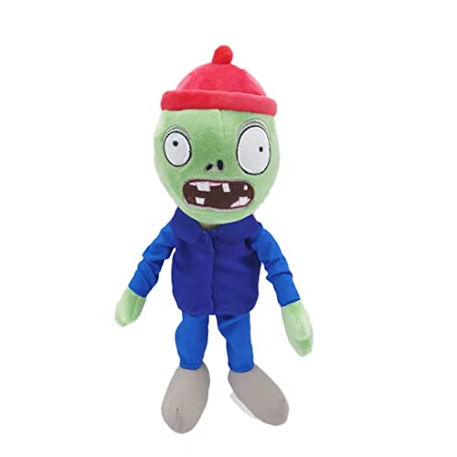 iFii Chinesische Charaktere Zombie-Plüsch, 30 cm, niedliches PVZ-Zombie-Stofftier, Cosplay, chinesisches antikes Kostüm, Pflanzen gegen Zombies, Plüsch-Talisman/Qigong-Zombie, weiche Puppe für Fans von iFii