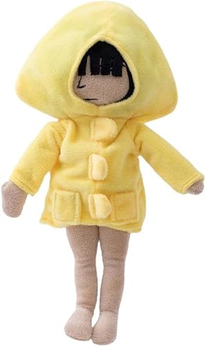 iFii Little Nightmares Plüschtiere 30 cm, Nightmare Plush Six und Mono Nomes Plüschpuppen für Spielefans (Six) von iFii