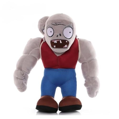 iFii PVZ Zombie-Plüsch-Mythos 30 cm, Zombie-Cosplay-Plüschtiere Pflanzen gegen Zombies, Imp/Magier/Zauberer/Schneemann, Zombie, weiches Geschenk für Fans (12 Zoll Riesenzombie) von iFii