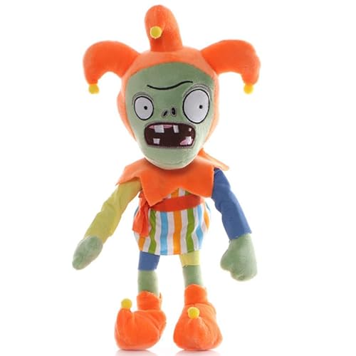 iFii PVZ Zombie-Plüsch-Mythos 30 cm, Zombie-Cosplay-Plüschtiere Pflanzen gegen Zombies, Imp/Magier/Zauberer/Schneemann, Zombie, weiches Geschenk für Fans (Clown-Zombie) von iFii