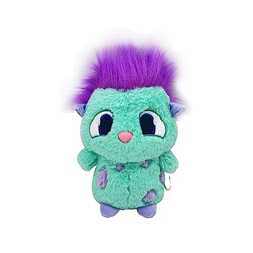 iFii Plüschtier Bibble 25 cm Fairytopia Bibble Plüschtier niedlich grün und lila Bibble weiches Plüsch für Fans von iFii