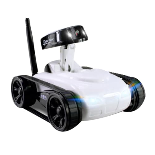 iFutniew FPV WiFi RC Auto Echtzeit-Qualität Mini Videokamera Fernbedienung Roboter Tank Intelligente App Kabelloses Spielzeug für Kinder von iFutniew