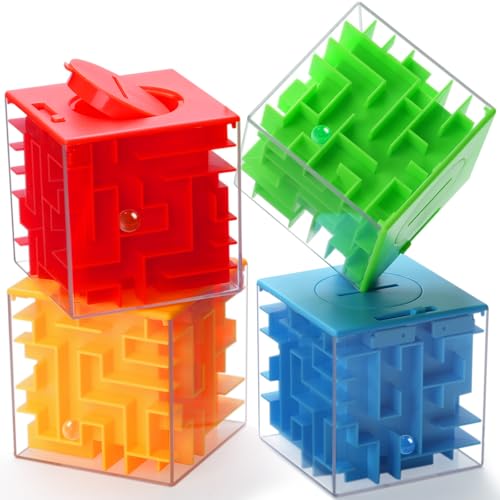 iKeelo 4er-Pack Geld Labyrinth Puzzlebox – Macht Geldgeschenke noch lustiger, Mint-Geschenk und Denksportaufgaben für Kinder und Jugendliche iKeelo 4er-Pack Geld Labyrinth Puzzlebox – Macht Geldgeschenke noch lustiger, Mint-Geschenk und Denksportaufgaben für Kinder und Jugendliche von iKeelo