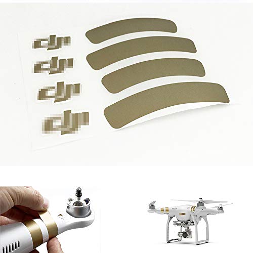 iMusk Golden Decal Aufkleber für DJI Phantom 3 Universalgehäuse Dekorieren Identifizieren Aufkleber für Phantom 1/2/3 Zubehör von iMusk