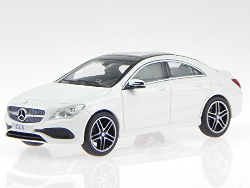 Mercedes C117 CLA-Klasse zirrus weiss Modellauto iScale 1:43 von LNEE