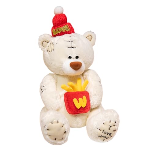 1pcs Weiche Bär Kuscheltier Puppe Stofftier Weihnachten Plüschtier Bär Kuscheltier Bär Plüschpuppe Bär Spielzeug Gefüllte Tier Spielzeug Stoffbären ZuhauseDekor Geschenk für Mädchen Jungen von iSpchen