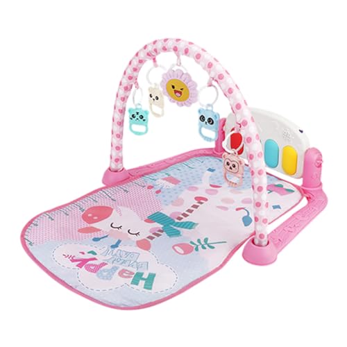 iSpchen Baby Gym Spielmatte kuschelig weiche Krabbeldecke Piano Baby Play Gym Bauchzeit Gepolsterte Matte Musikalische Aktivitätsmatte Spieldecke Vielseitiges Baby-Fitnesscenter,Rosa iSpchen Baby Gym Spielmatte kuschelig weiche Krabbeldecke Piano Baby Play Gym Bauchzeit Gepolsterte Matte Musikalische Aktivitätsmatte Spieldecke Vielseitiges Baby-Fitnesscenter,Rosa von iSpchen