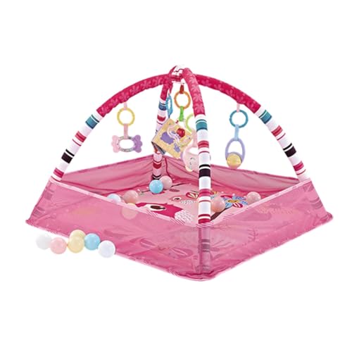 iSpchen Baby Spielmatte Spieldecke kuschelig weiche Krabbeldecke Play Gym Bauchzeit Gepolsterte Matte Faltbarer Vielseitiges Baby-Aktivitätszentrum für Baby Neugeborene Kleinkind,#01 von iSpchen