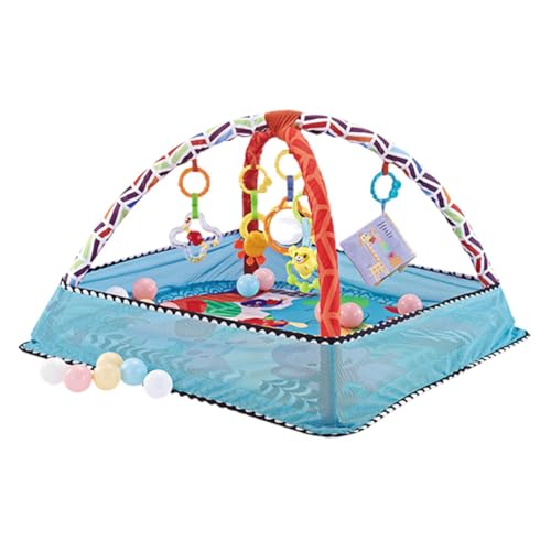 iSpchen Baby Spielmatte Spieldecke kuschelig weiche Krabbeldecke Play Gym Bauchzeit Gepolsterte Matte Faltbarer Vielseitiges Baby-Aktivitätszentrum für Baby Neugeborene Kleinkind,#03 von iSpchen