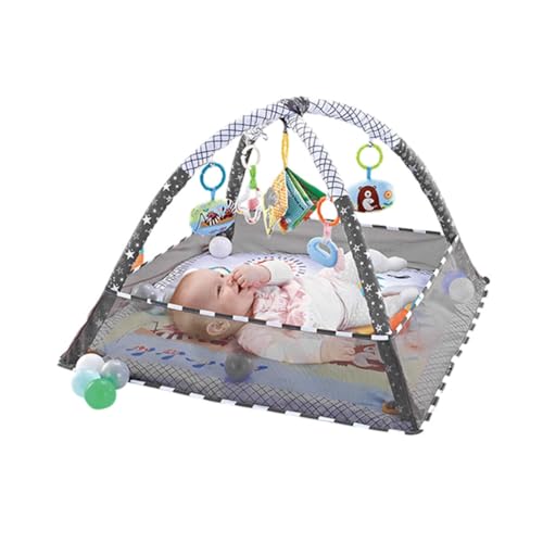 iSpchen Baby Spielmatte Spieldecke kuschelig weiche Krabbeldecke Play Gym Bauchzeit Gepolsterte Matte Faltbarer Vielseitiges Baby-Aktivitätszentrum für Baby Neugeborene Kleinkind,#05 von iSpchen