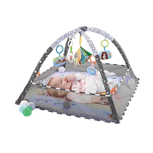 iSpchen Baby Spielmatte Spieldecke kuschelig weiche Krabbeldecke Play Gym Bauchzeit Gepolsterte Matte Faltbarer Vielseitiges Baby-Aktivitätszentrum für Baby Neugeborene Kleinkind,#06 von iSpchen