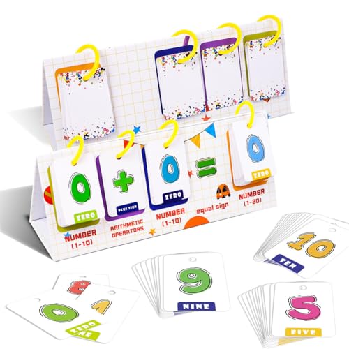 iSpchen Lernkarten Rechenkarten Frühe Bildungskarte Lernen Kognitive Karte Lernen Karte Spielzeug für Lernspielzeug Lerntraining von iSpchen