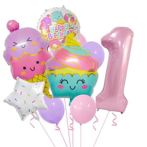 iSpchen Luftballons Deko Geburtstag Deko Ballon Deko zum Geburtsta für Mädchen Valentinstag Party Dekoration,#01 von iSpchen