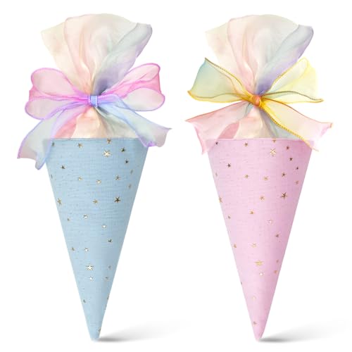iZoeL 2 STK Einschulung Geschwister Schultüte Jungen Mädchen, Geschenktüte Schule Schultüte Füllung Kleine Zuckertüte Schultüten für Schüler Studenten(Blau+Rosa) iZoeL 2 STK Einschulung Geschwister Schultüte Jungen Mädchen, Geschenktüte Schule Schultüte Füllung Kleine Zuckertüte Schultüten für Schüler Studenten(Blau+Rosa) von iZoeL