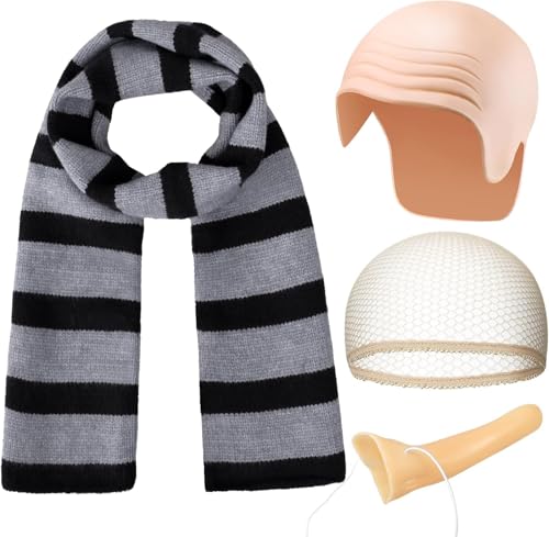 iZoeL Halloween kostüm Männer G ru Kahl Kostüm kahler kappe Schal lange Nase Berühmte Filme Kostüm Accessorie, Herren Outfit Karneval Fasching Halloween Mottoparty iZoeL Halloween kostüm Männer G ru Kahl Kostüm kahler kappe Schal lange Nase Berühmte Filme Kostüm Accessorie, Herren Outfit Karneval Fasching Halloween Mottoparty von iZoeL