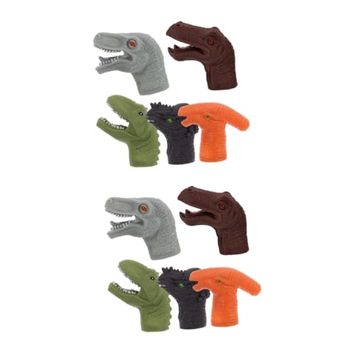 10 Stück Dinosaurier Fingerpuppen Spielzeug Bezaubernde Fingerpuppen Flexible Puppen Hand Fingerpuppe Finger Dinosaurier Puppen Schöne Fingerpuppen Fingerpuppen Für Kinder ibasenice von ibasenice