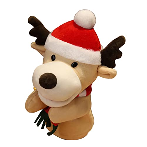 1Stk Santa Handpuppe für kinderspielzeug spielzeuge weihnchtsdeko Christmas deko weihnachtsspielzeuge Plüschspielzeug Mini-Fingerpuppe PP Baumwolle ibasenice von ibasenice