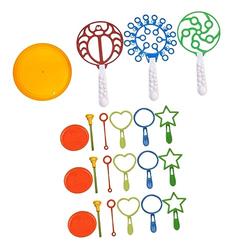 22st Werkzeuge Zum Blasen Von Blasen Outdoor-spielsets Für Kinder Outdoor-spielspielzeug Für Kinder Seifenblasenstäbe Mit Tablett Werkzeuge Zum Blasen Von Seifenblasen Blase Blasen ibasenice von ibasenice