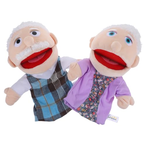 4 Stück Charakter-handpuppe Puppen Für Kinder Storytime-handspielzeug Fingerpuppen Für Kleinkinder 1-3 Charakter Handpuppe Plüschpuppe Opa Handpuppe Rollenspiel Hand Pp Baumwolle ibasenice von ibasenice