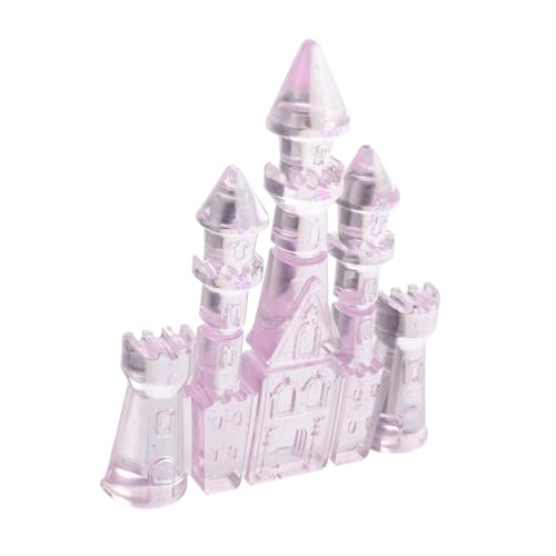 Edelsteinschloss-Spielzeug Kristall Schloss Spielzeug Pädagogisches Spielzeug Magische Schloss Spielzeuge Prinzessinnen-Partydekoration Prinzessin Kuchen Plastik Rosa ibasenice von ibasenice