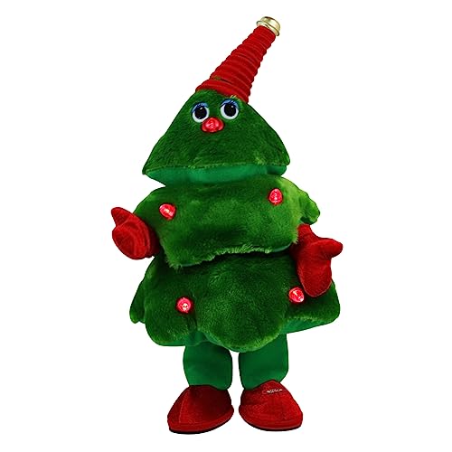 Elektrisches für Haustiere weihnachtsbaumspielzeug weihnachtsbaumdeko Xmas Tree Decorations weinachtendecor weihnachtdeko Musikspielzeug Weihnachtsplüschbaum PP Baumwolle ibasenice von ibasenice