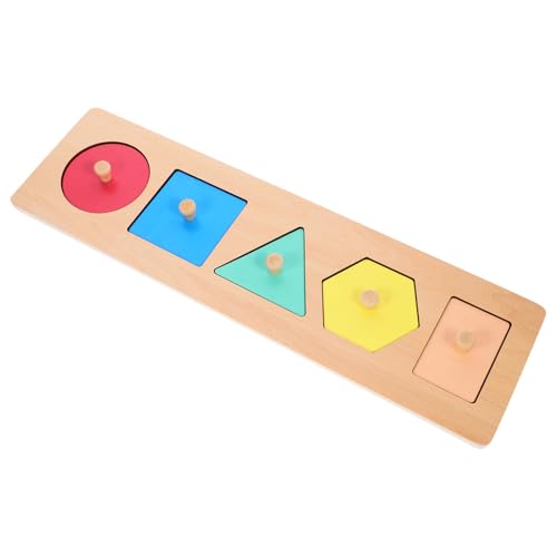 Geometrische Tafeln Kindergarten Shapes Puzzle raufaserfarbe gedächtnis holzpuzzel puzzlekleber spielzeuge Puzzles aus Holz Puzzlebretter hölzern ibasenice von ibasenice