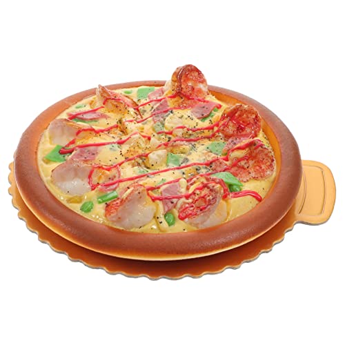 Simulation Pizza-Modell Simulation Lebensmittelmodell Requisite für gefälschte Pizza Spielen hochzeitsdekoration partydekoration Food-Modell Pizza-Modell-Ornament PVC ibasenice von ibasenice