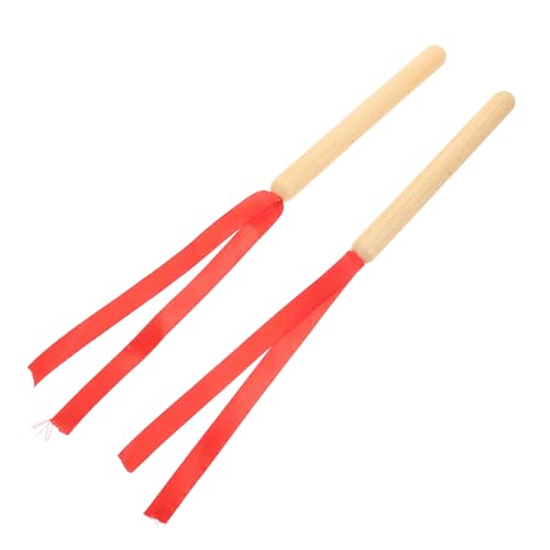 ibasenice 1 Paar Taktstock Für Kindermusikinstrumente Rhythmus-Sticks Musikalische Spielsachen Percussion-musikstöcke Rhythmusstöcke Im Klassenzimmer Kinderspielzeug Hölzern Rot von ibasenice