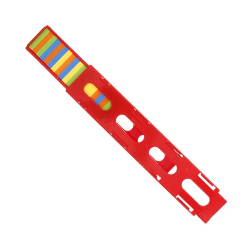 ibasenice 1 Sätze Domino-Zug Domino-bausteine Dominotische Dominomaschine Domino-Spiel Domino-Auto Zug Spielzeug Domino-Halter Schwalbenschwanzplatte Transparenter Zug Montessori-Zug Plastik von ibasenice